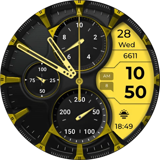 G003 Ultra Hybrid Watch Face